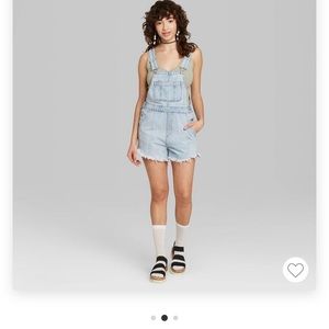 Light Wash Denim Shortall’s XS